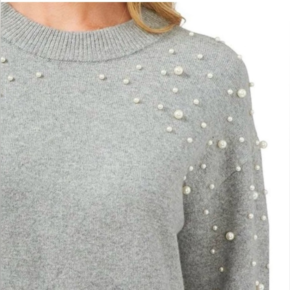 Long Sleeve Pearl Sweater (Chelsea & Violet?) - Picture 2 of 15